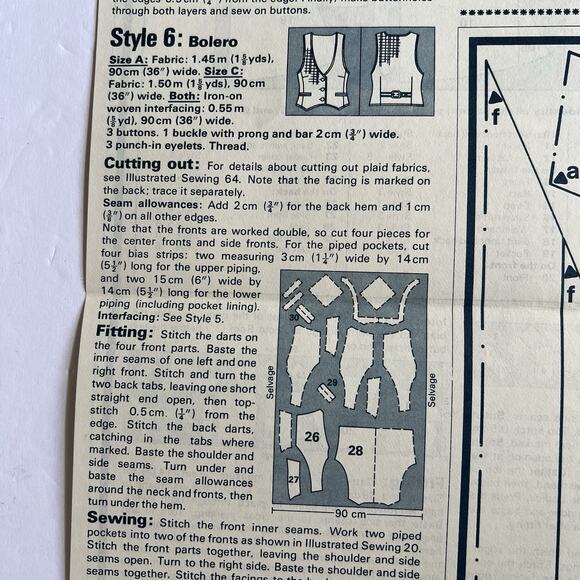 Vintage Designer Sewing Patterns Uncut Lot Of 4 Dresses Plaid Jackets Summer 70s - Picture 7 of 13